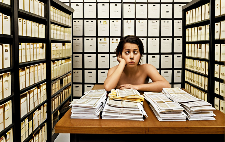 A solitary professional (gender-neutral) sits amidst stacks of traditional financial ledgers and spreadsheets in a somewhat sterile, "golden cage"-like office environment. The atmosphere is muted, almost monochrome, conveying routine and a sense of confinement. However, a subtle, ethereal spark of vibrant light or a burst of color emanates from within their chest, symbolizing a nascent desire for creativity, human connection, and a deeper sense of purpose that transcends the mundane world of numbers. The expression on their face is a mix of contemplation, weariness, and budding hope for change.