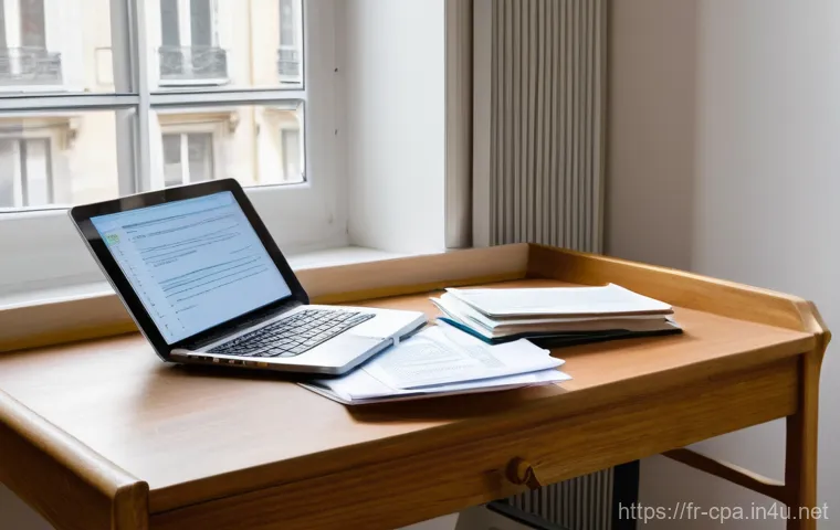 CPA 2차 시험 실전 팁 - Image Prompt 1: "The Strategist's Study Nook"**