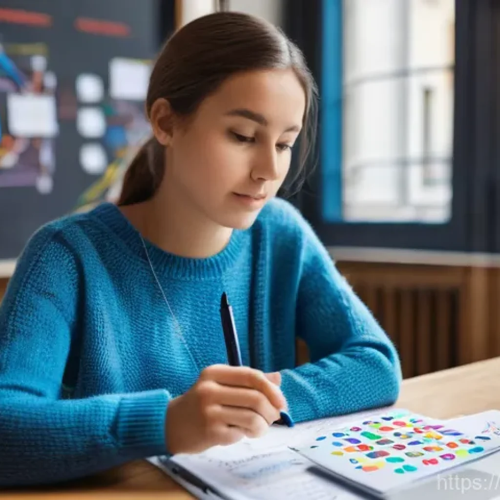 공인회계사 시험용 암기법 - **Prompt 1: Efficient Learning with Spaced Repetition and Mind Maps**
    "A vibrant, medium shot of...