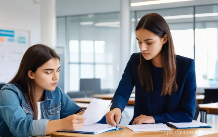 공인회계사 시험용 암기법 - **Prompt 2: Deep Understanding Through Self-Explanation**
    "A thoughtful, candid portrait of a yo...