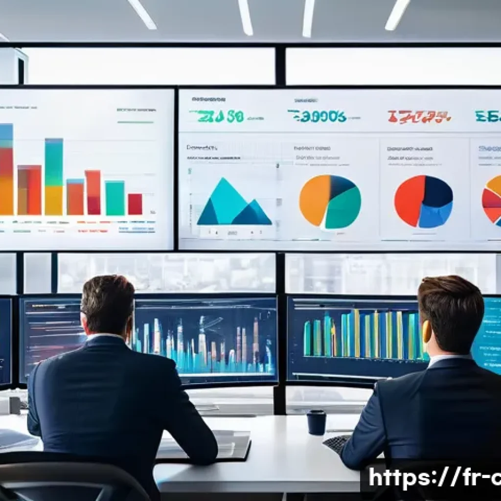 CPA와 기업 재무 분석 - A modern French office environment with a diverse group of professionals analyzing detailed financia...